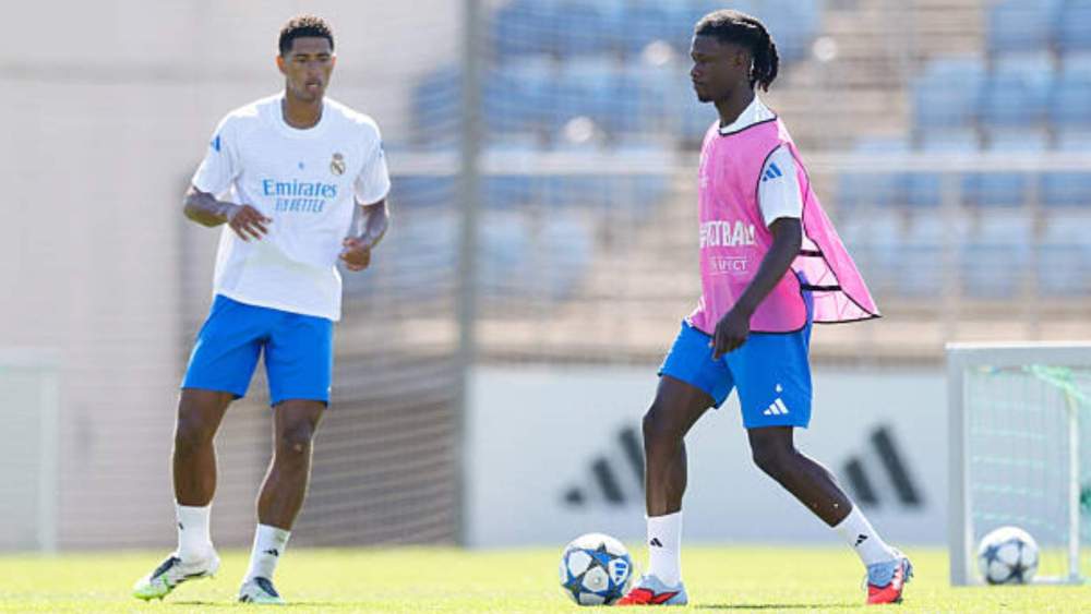 Camavinga y Bellingham, refuerzos para Alonso en la Champions. Camavinga y Bellingham, refuerzos para Alonso en la Champions.