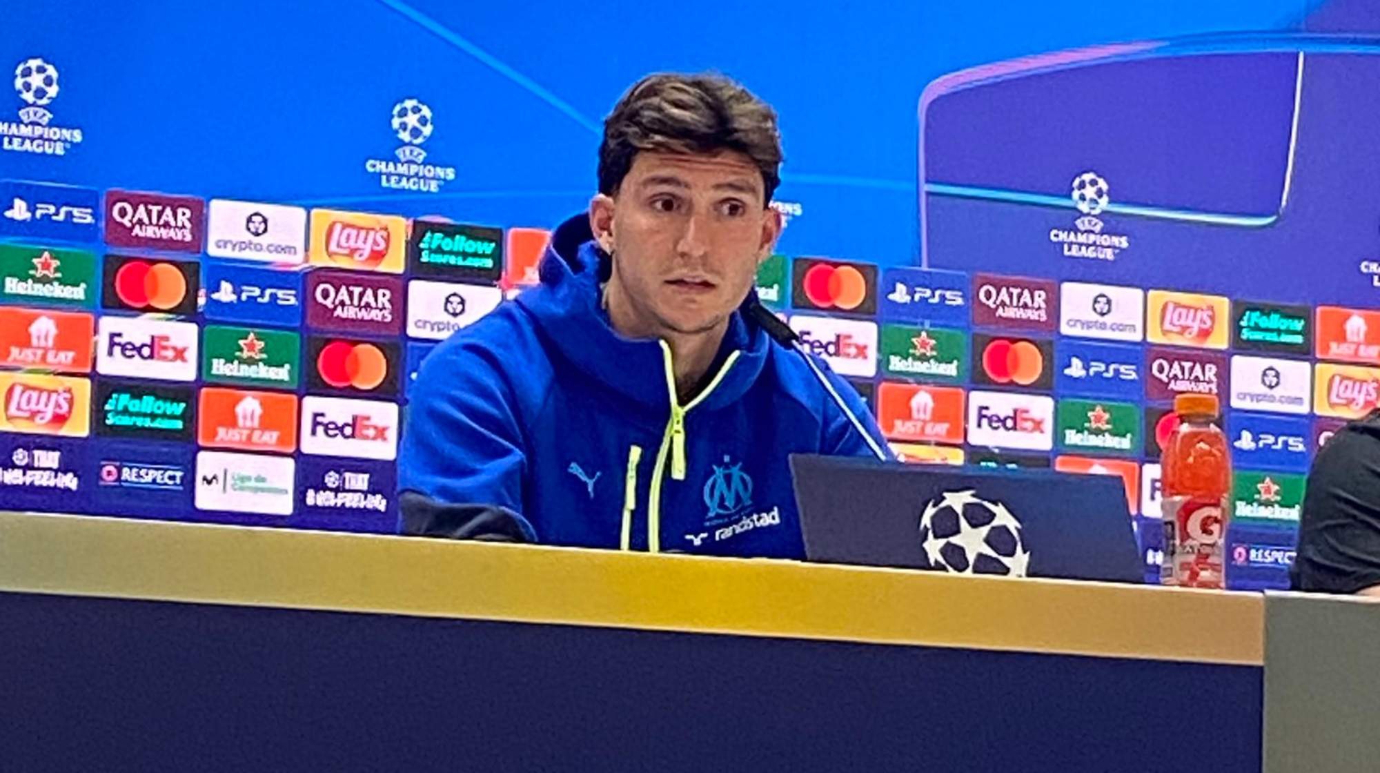 Leonardo Balerdi analizó la previa del Real Madrid vs. Marsella. 