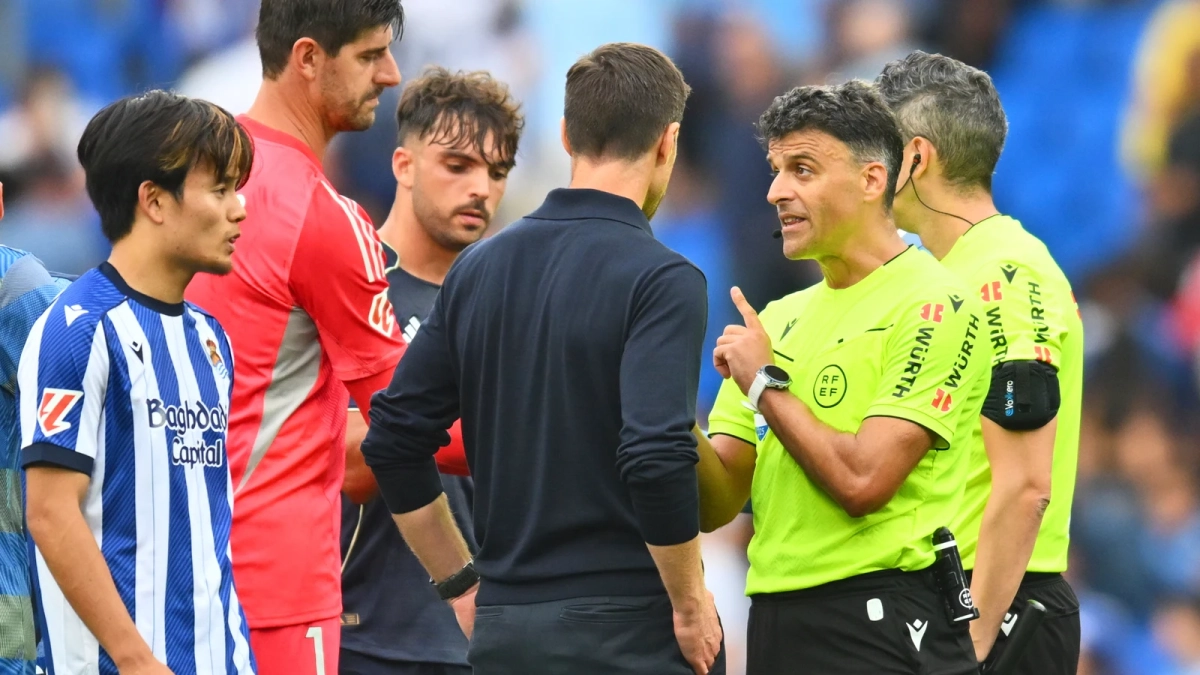 xabialonso gilmanzano protesta arbitro