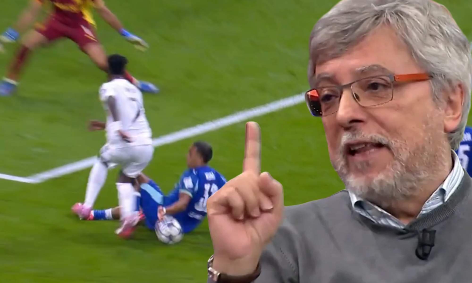 Lío en El Chiringuito con el penalti del 2-1
