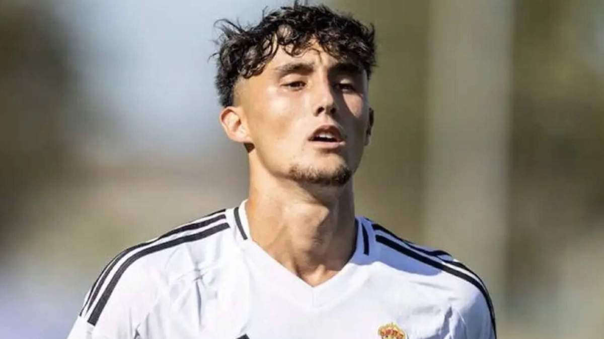 Jesús Fortea durante un partido con la cantera del Real Madrid Jesús Fortea durante un partido con la cantera del Real Madrid