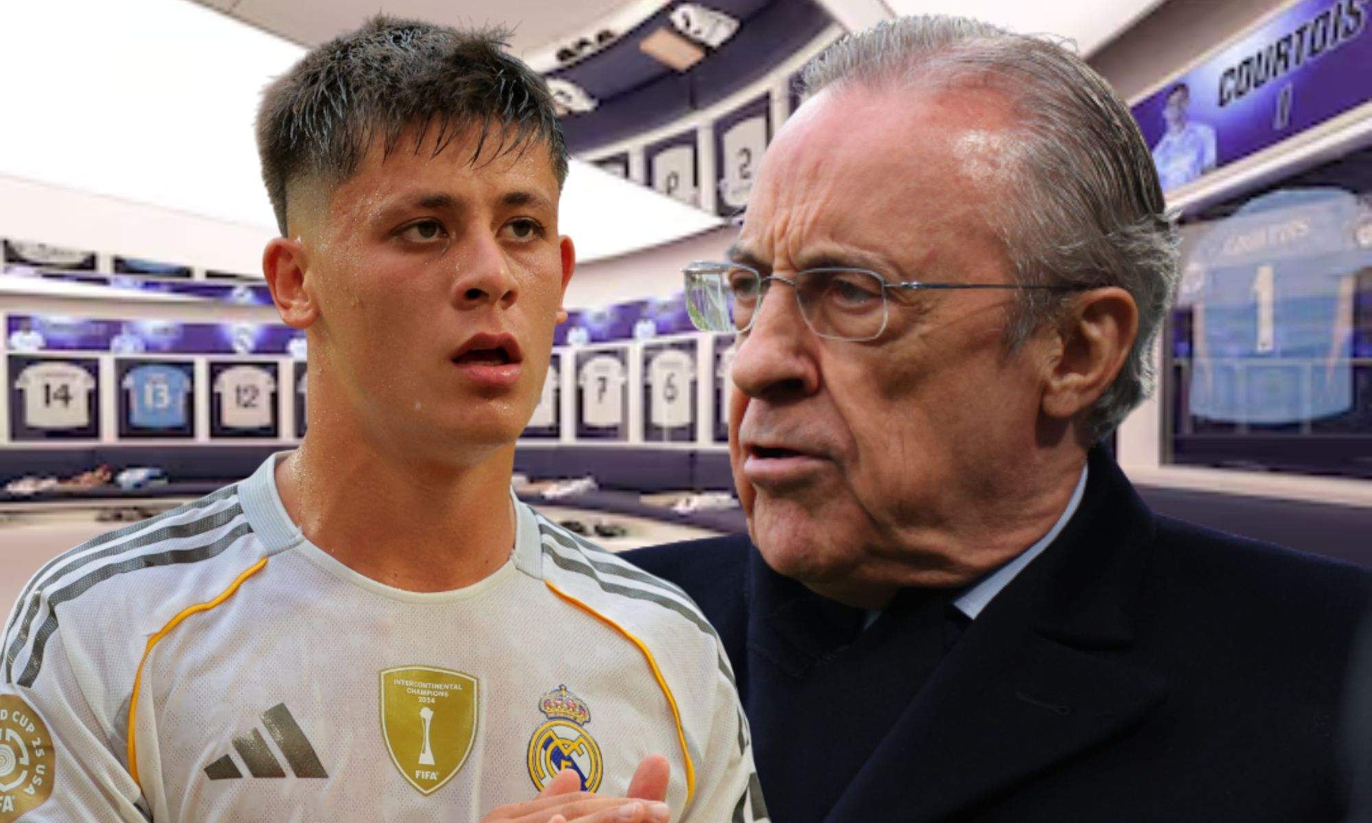 Florentino Pérez aleccionó a Arda Güler por su error contra el Olympique de Marsella