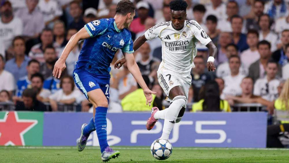 vinicius partido madrid marsella