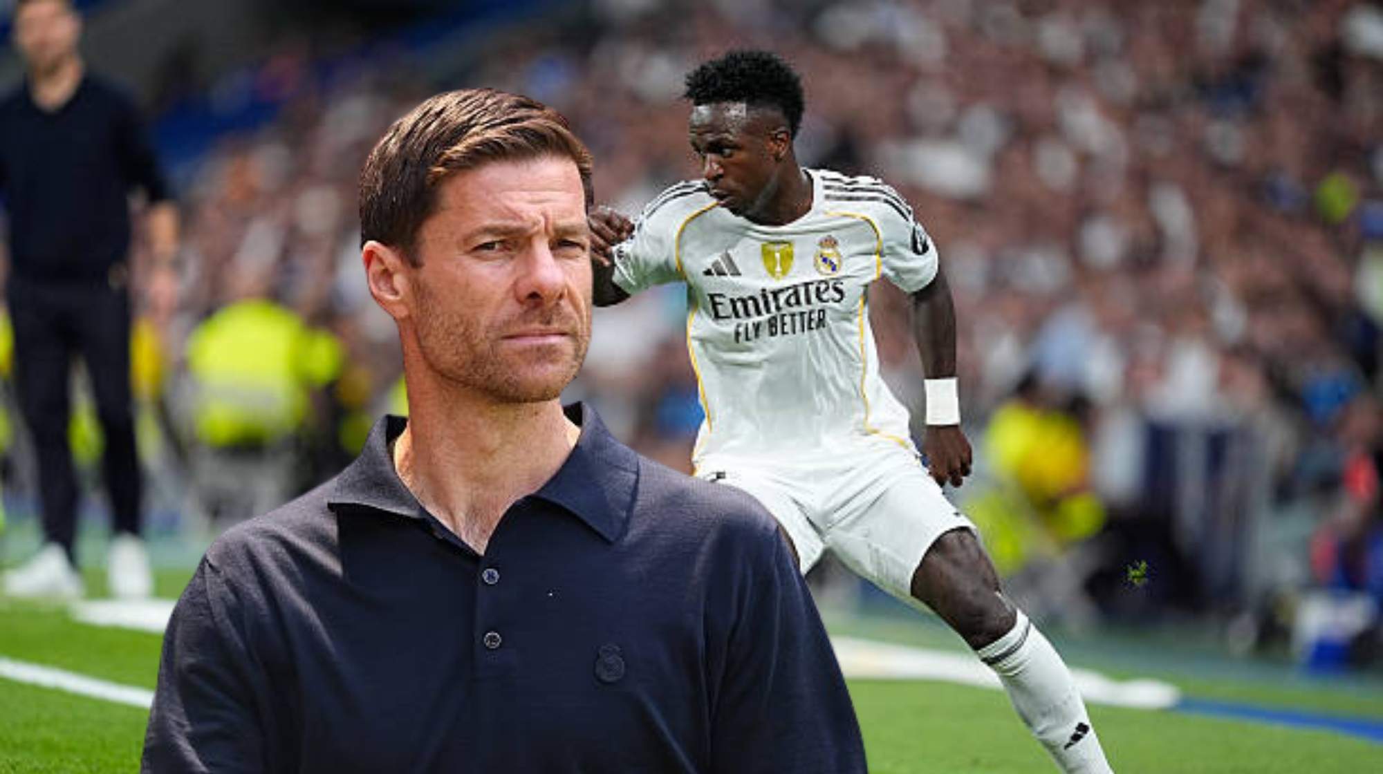 Xabi Alonso cambió a Mbappé y a Vinicius de manera definitiva.  Xabi Alonso cambió a Mbappé y a Vinicius de manera definitiva.