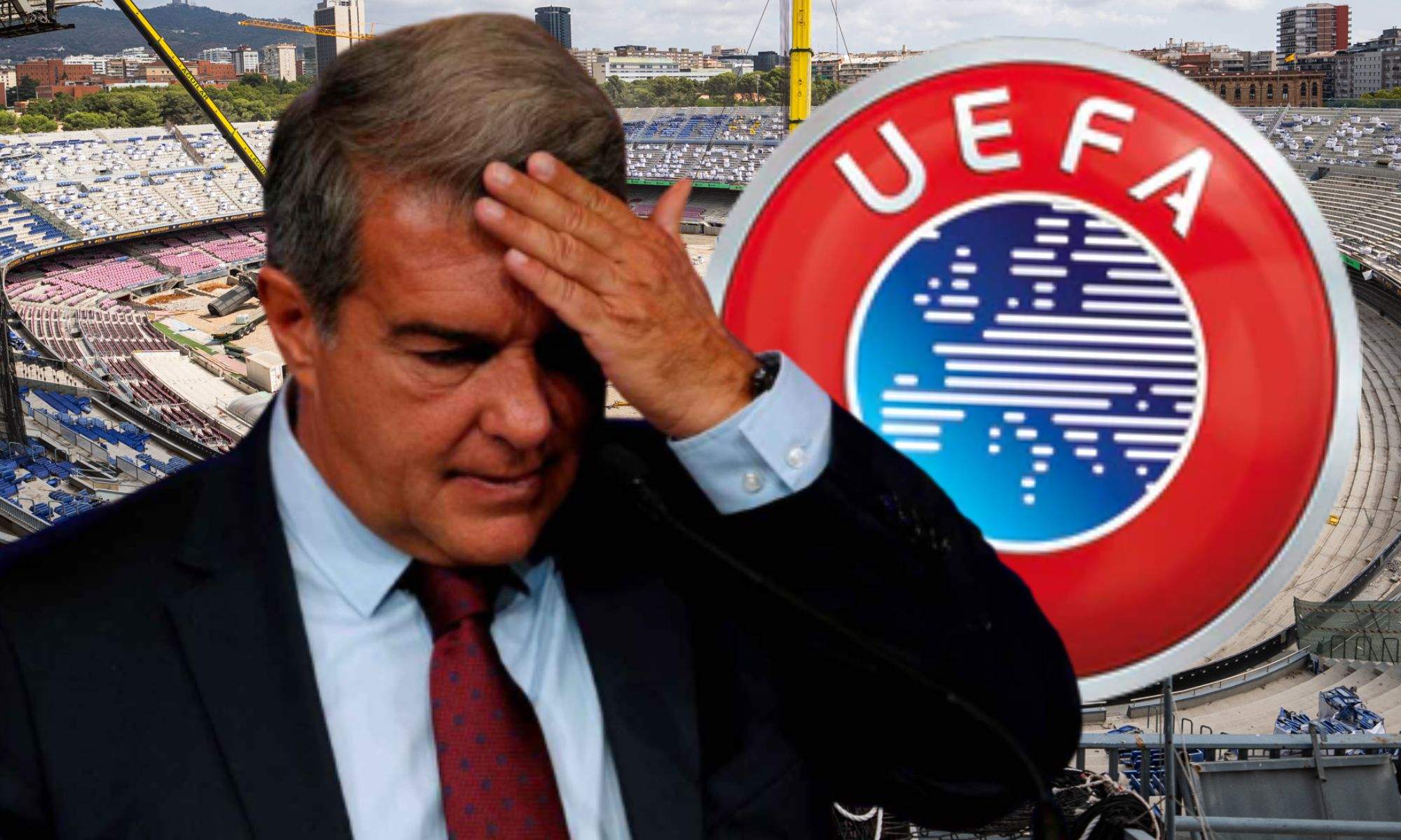 Los problemas de Joan Laporta con la reforma del Spotify Camp Nou no terminan