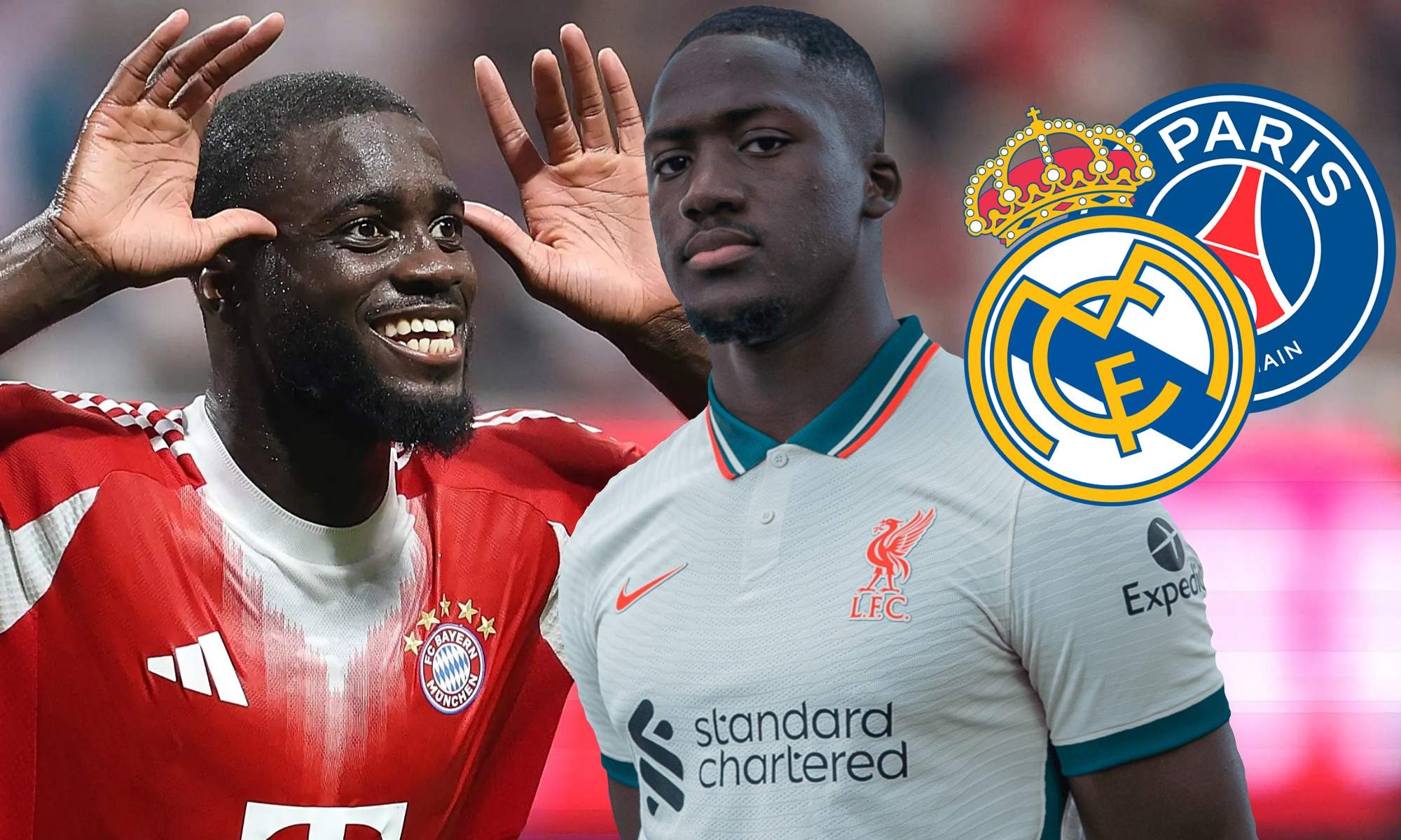 Real Madrid y PSG se reparten los fichajes de Konaté y Upamecano Real Madrid y PSG se reparten los fichajes de Konaté y Upamecano