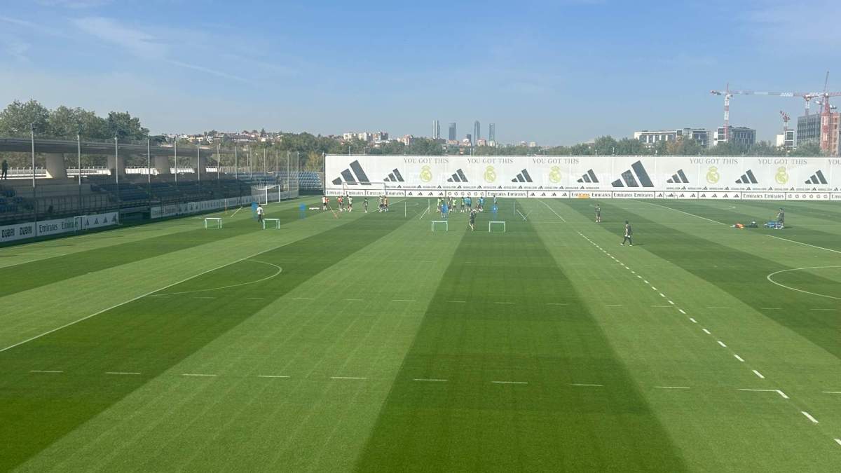 Entrenamiento del Real Madrid previo al partido contra el Espanyol Entrenamiento del Real Madrid previo al partido contra el Espanyol