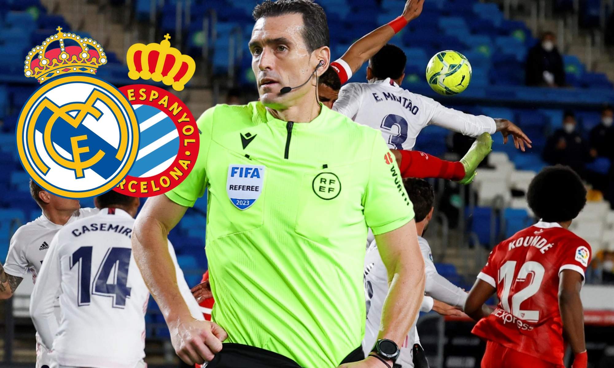 Martínez Munuera dirigirá el Real Madrid - Espanyol