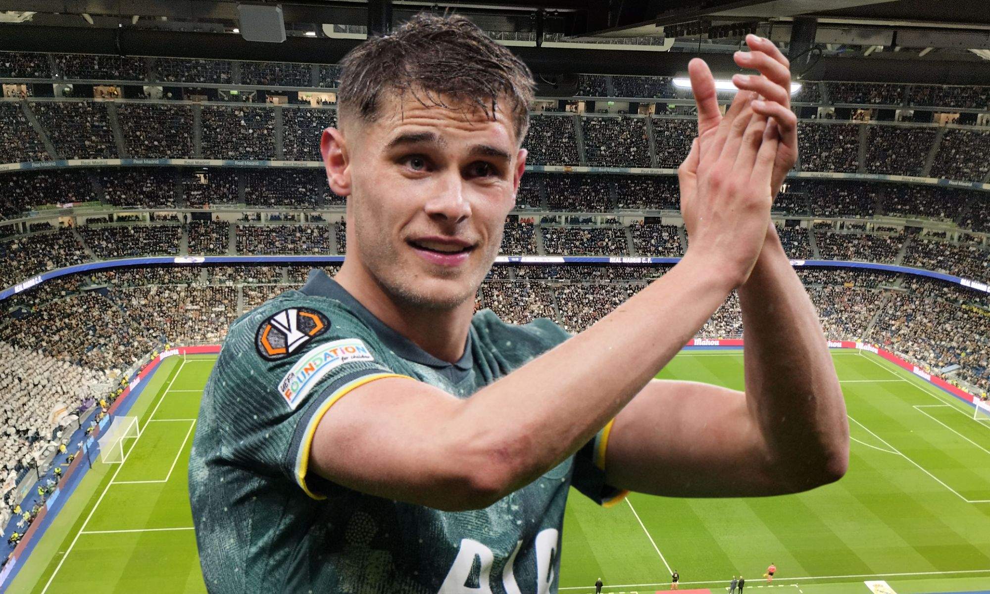 Micky van de Ven se mantiene como una opción para el Real Madrid