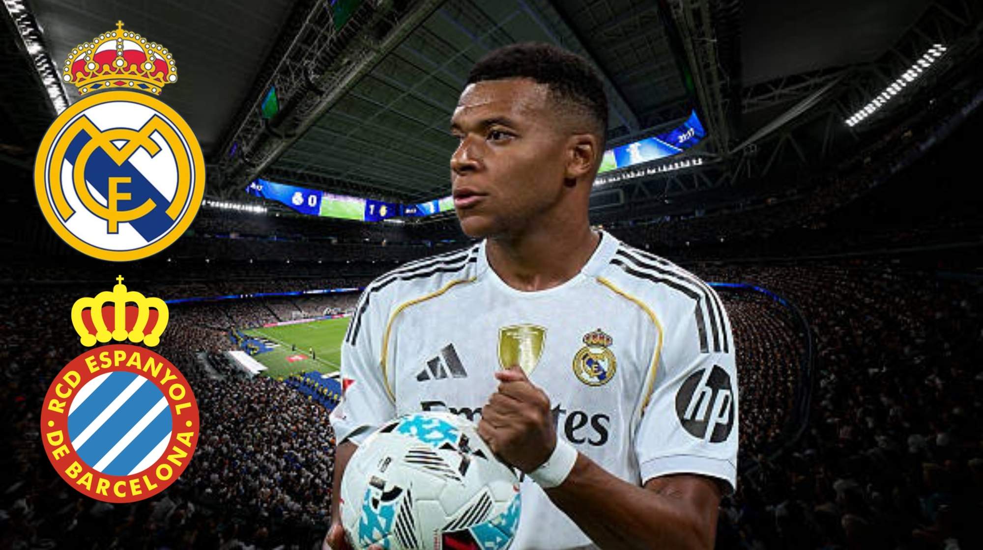 Mbappé, más que en forma, se alista para el Espanyol. 