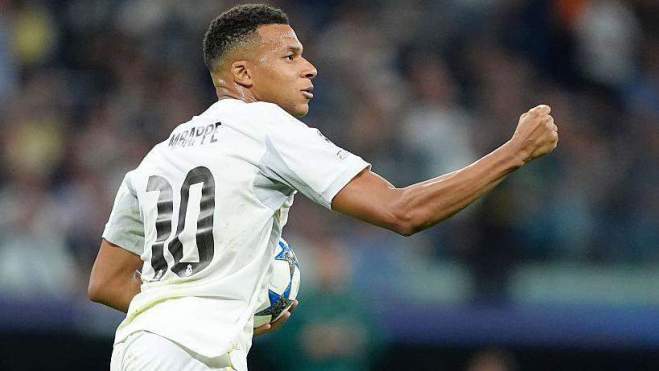 mbappe kylian celebracion gol realmadrid mbappe kylian celebracion gol realmadrid
