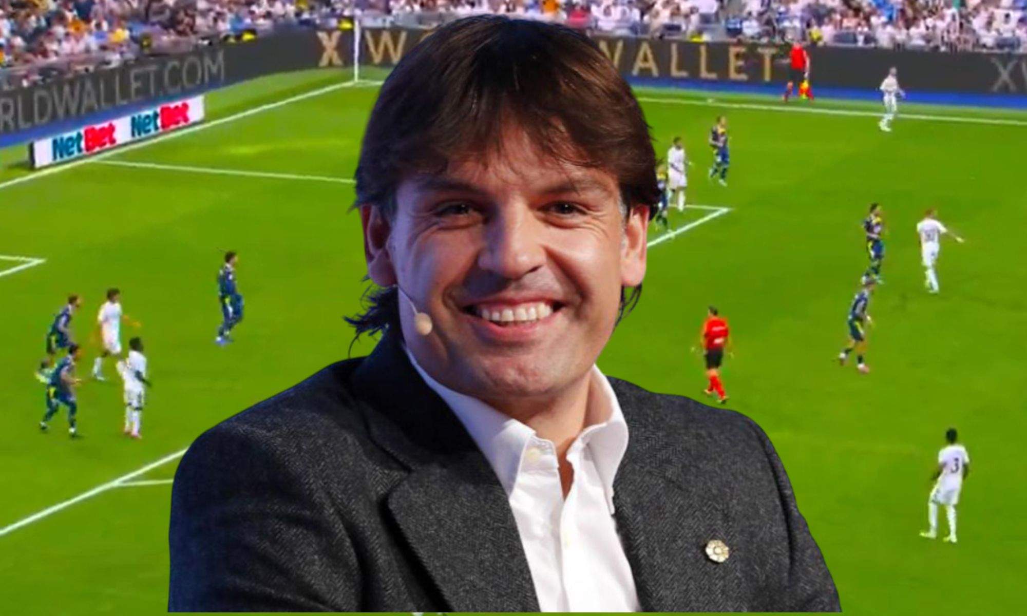 Fernando Morientes señala en pleno partido a este jugador merengue