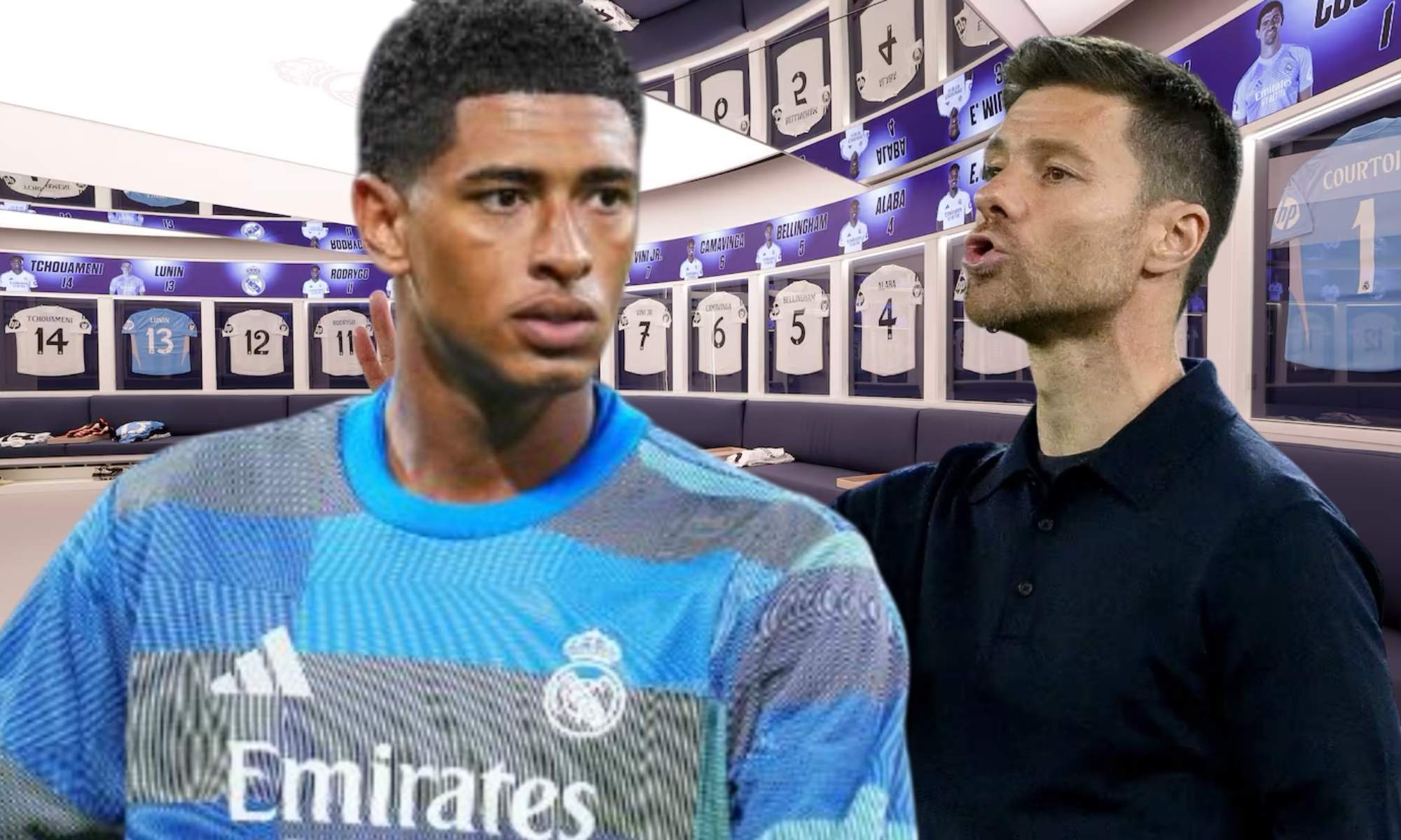 Jude Bellingham volvió a jugar y Xabi Alonso quiso darle un consejo antes de saltar al césped ante el Espanyol.