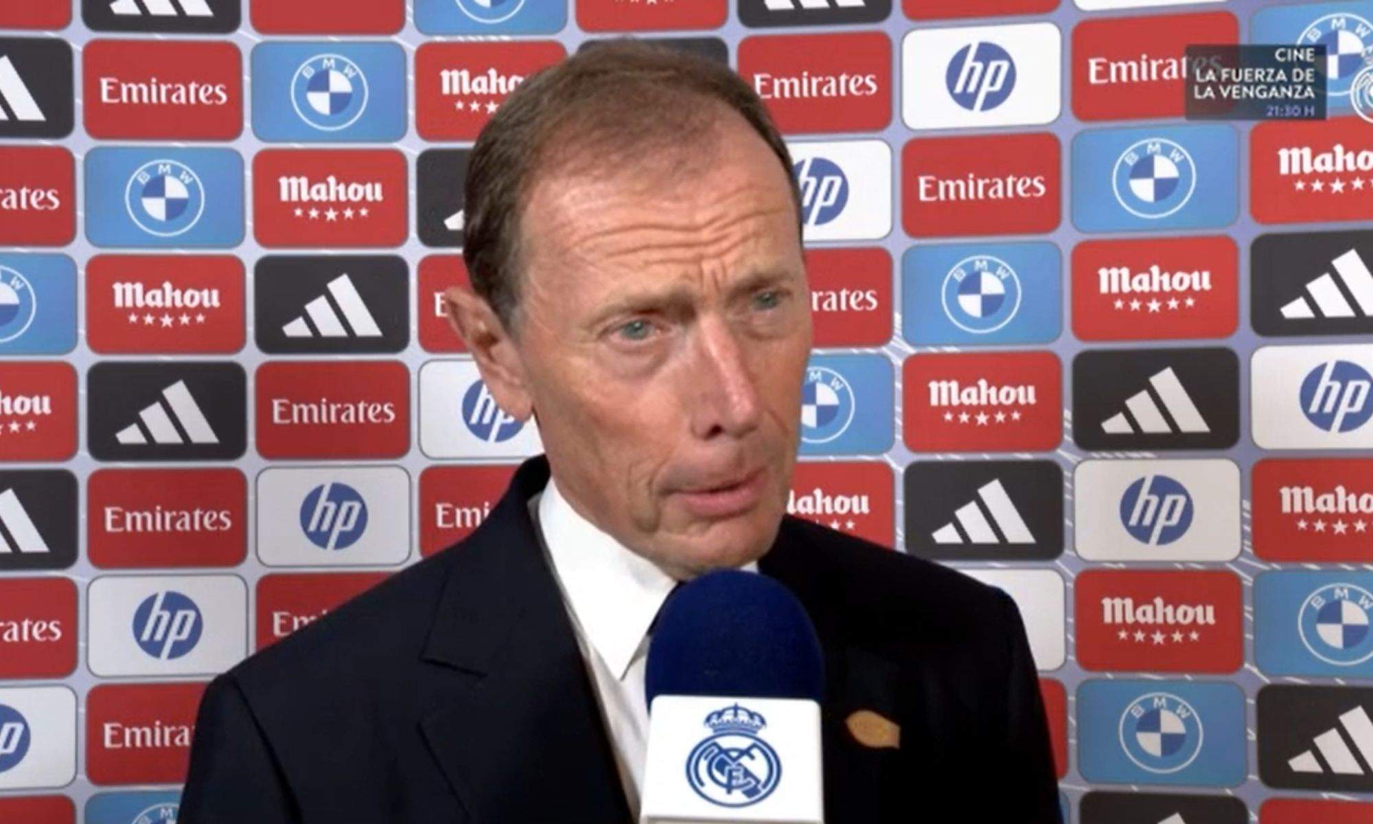 Emilio Butragueño ofreció su opinión sobre el Real Madrid-Espanyol en la televisión del club