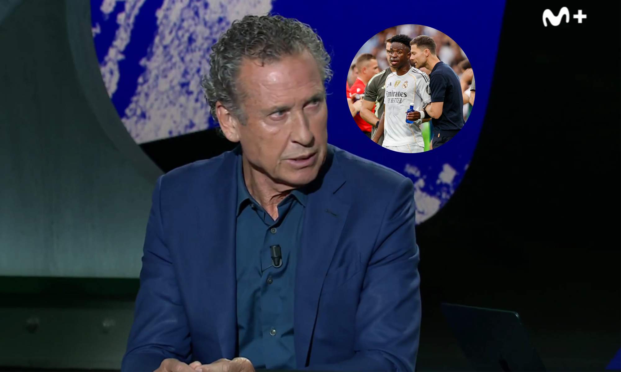 Valdano hablando sobre el gesto de Vinícius Júnior con Xabi Alonso. 