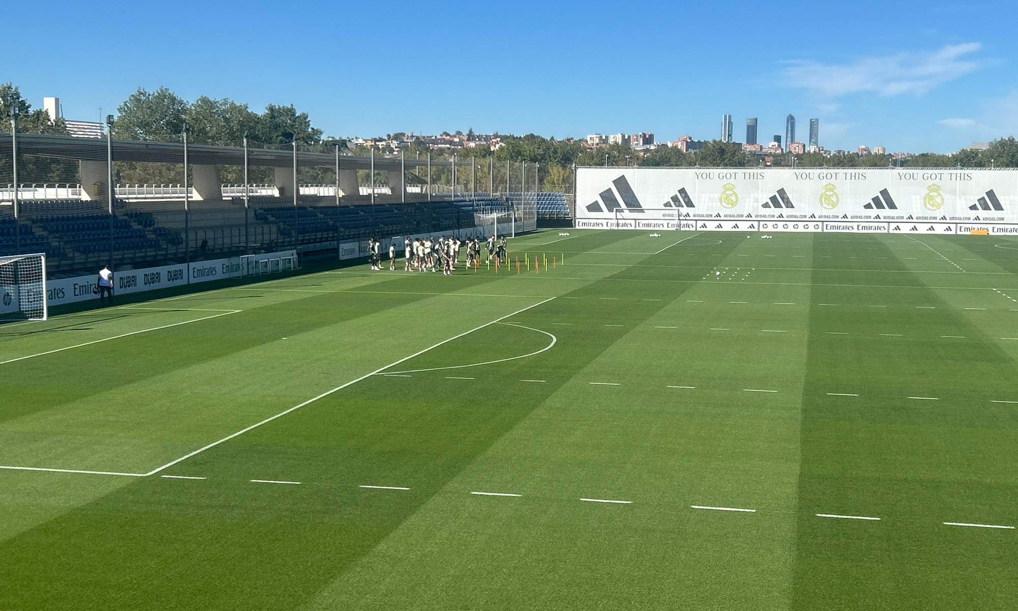 Último entrenamiento del Real Madrid previo al partido frente al Levante