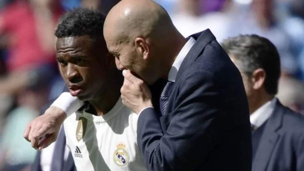 vinicius junior zinedine zidane