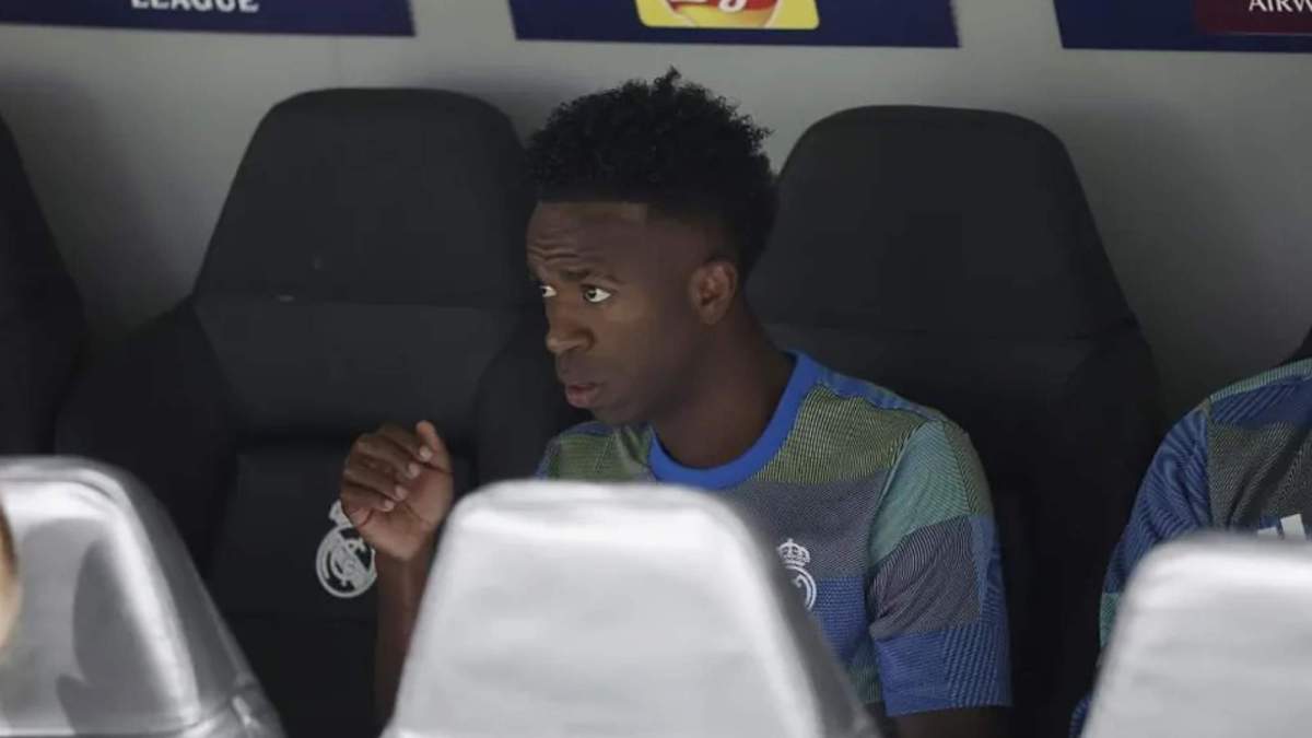 Vinicius Junior fue suplente en el estreno de Champions del Real Madrid contra el Marsella.