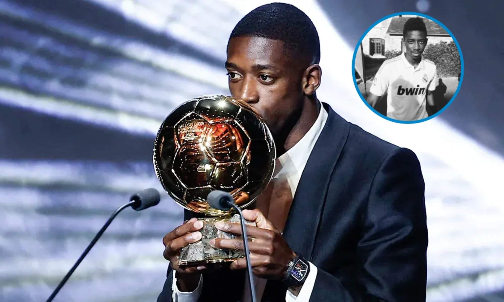 El Balón de Oro de Ousmane Dembélé estuvo empañado por la 'presencia' del Real Madrid