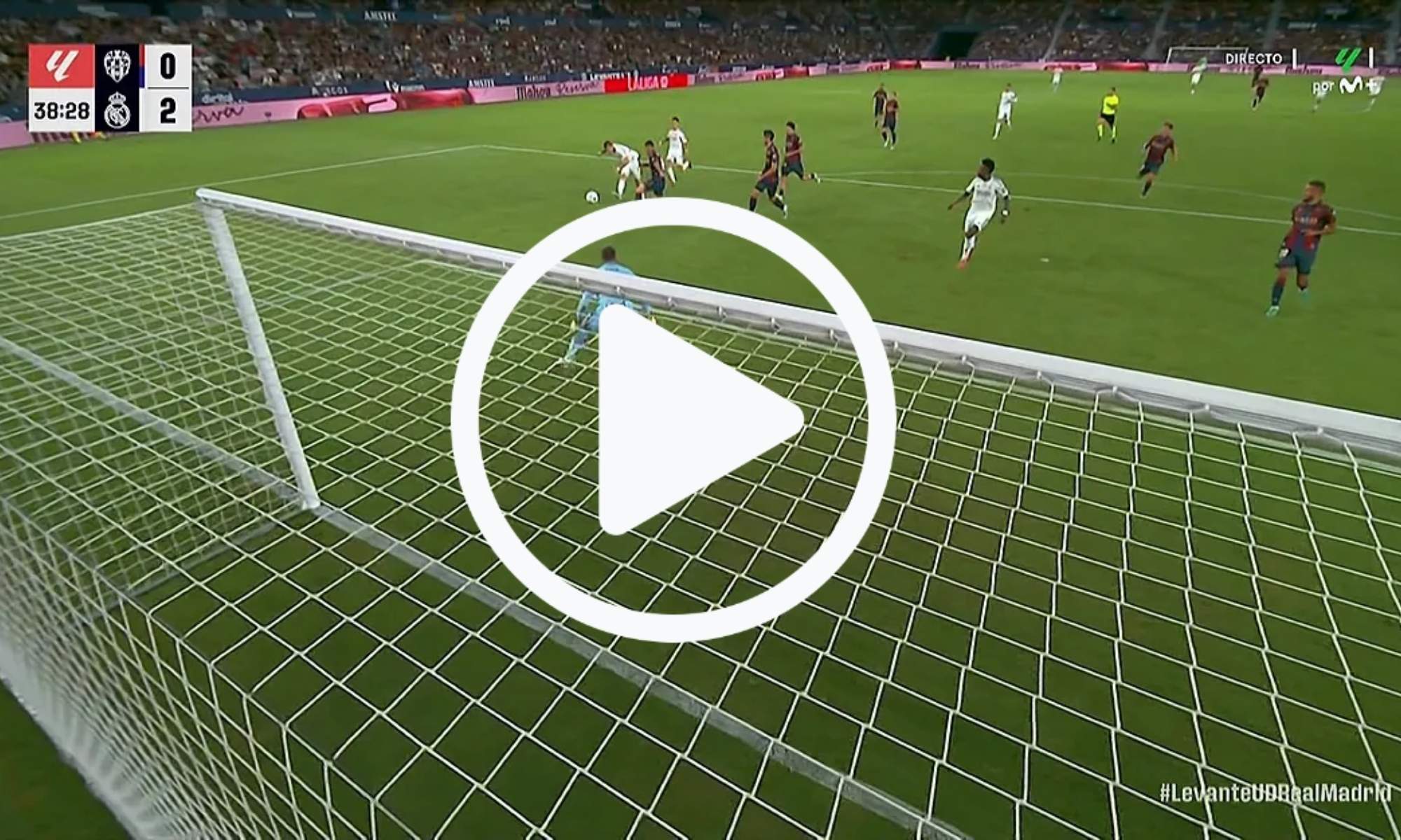 Franco Mastantuono ha conseguido el segundo gol del Real Madrid frente al Levante.