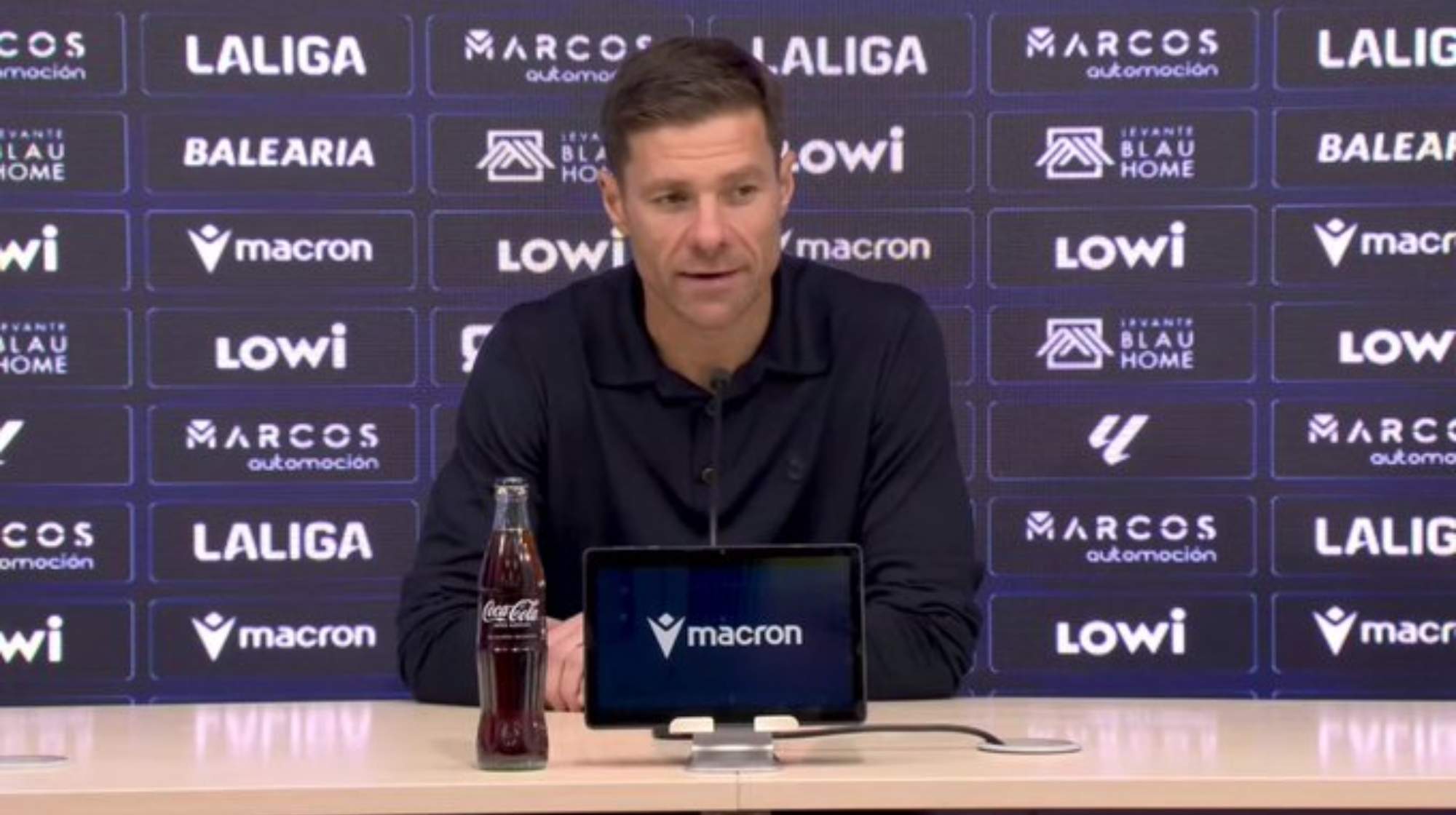 Xabi Alonso y sus reflexiones tras la goleada del Real Madrid.  Xabi Alonso y sus reflexiones tras la goleada del Real Madrid.