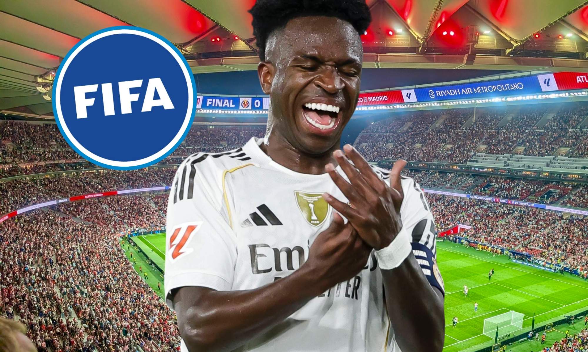 Vinicius Junior podría llegar a parar el encuentro del Madrid contra el Atlético de este sábado, con el consentimiento de la FIFA.