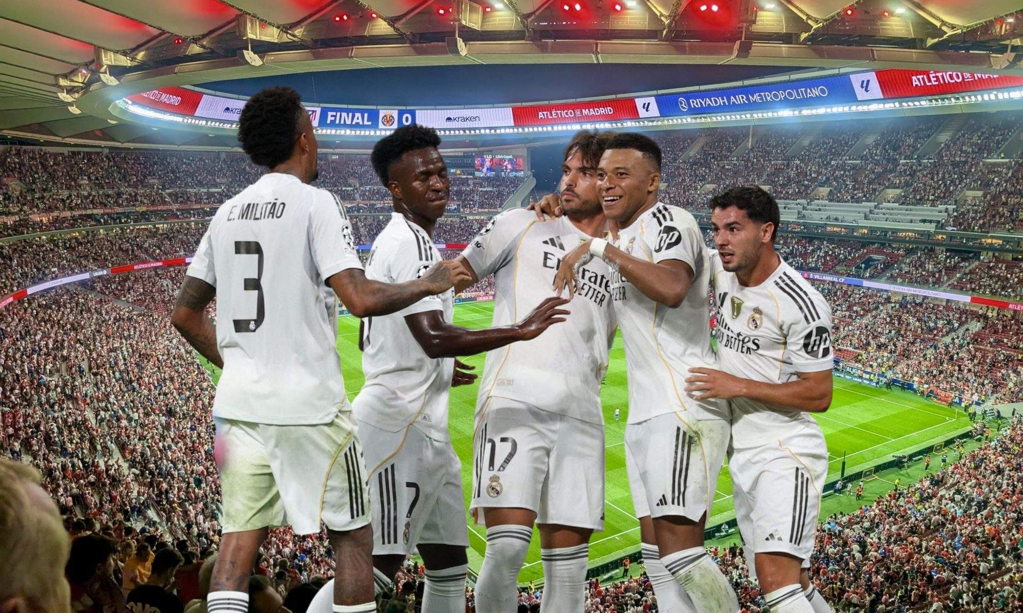 El Real Madrid con 3 bajas para el derbi