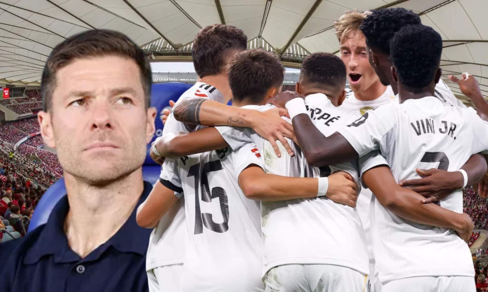 Xabi Alonso prepara cambios para la alineación de inicio ante el Atlético de Madrid.