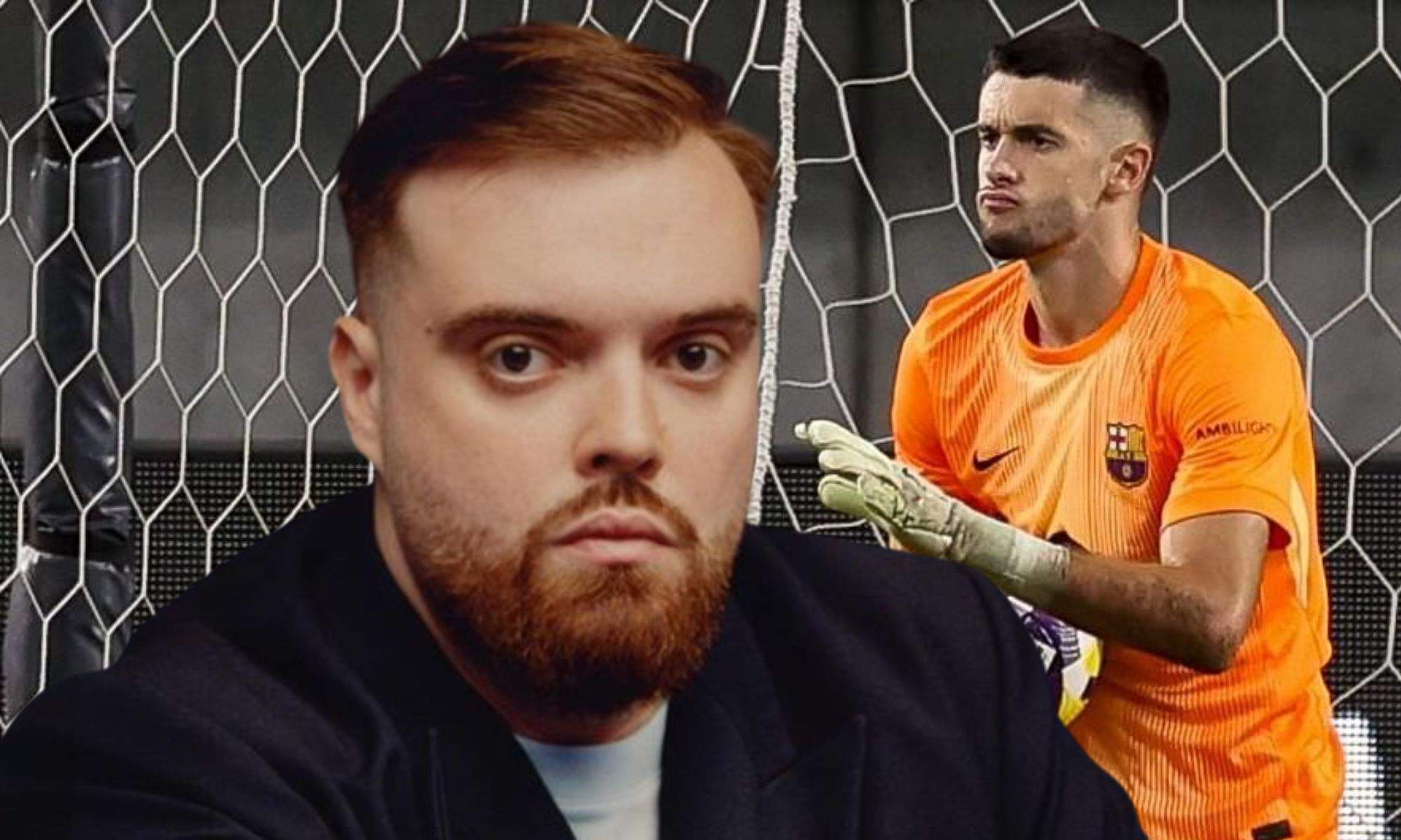 Ibai Llanos pone en evidencia a Joan García con un reto de penaltis