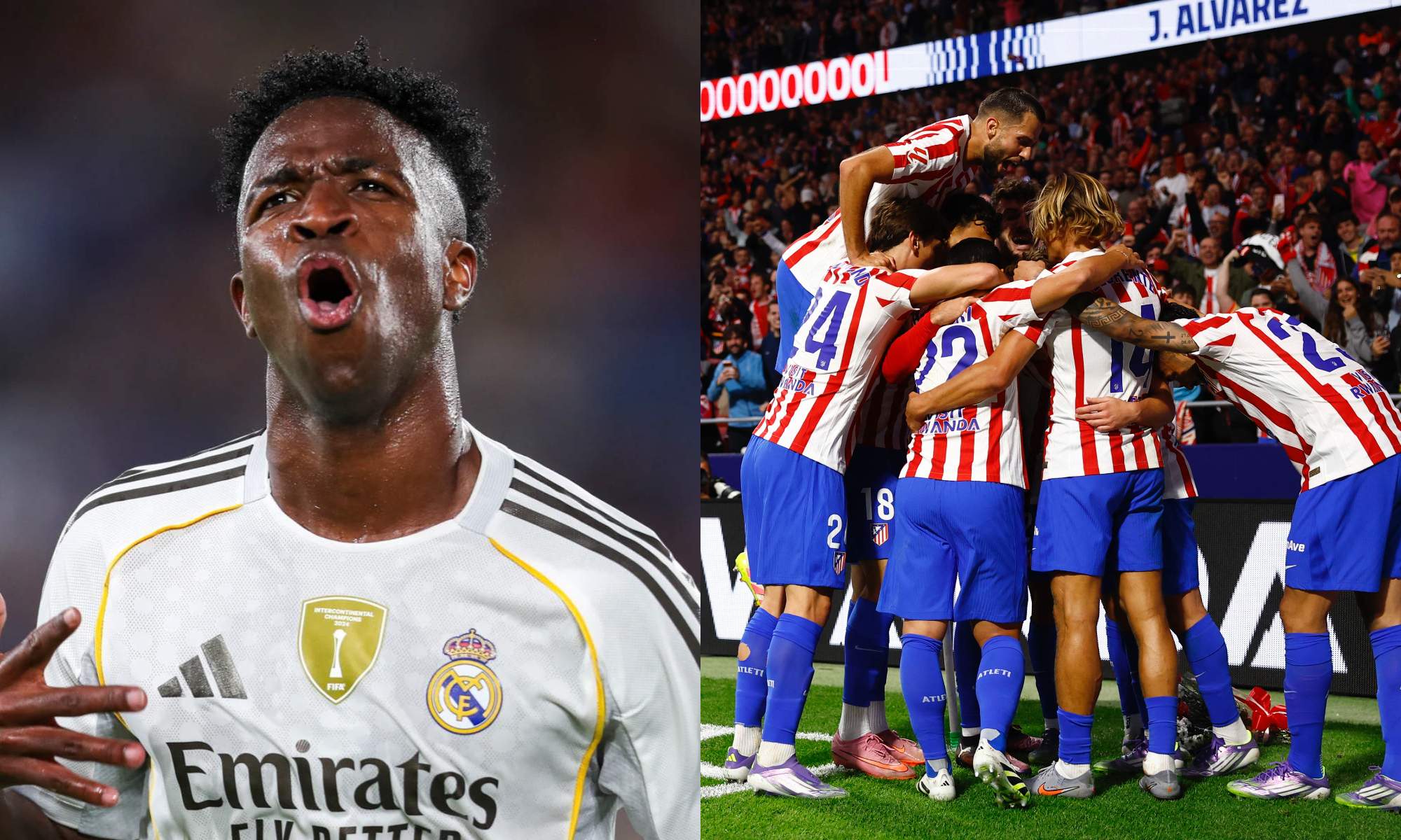 El Real Madrid se enfrenta este sábado al Atlético después de recuperar al mejor Vinicius Junior.
