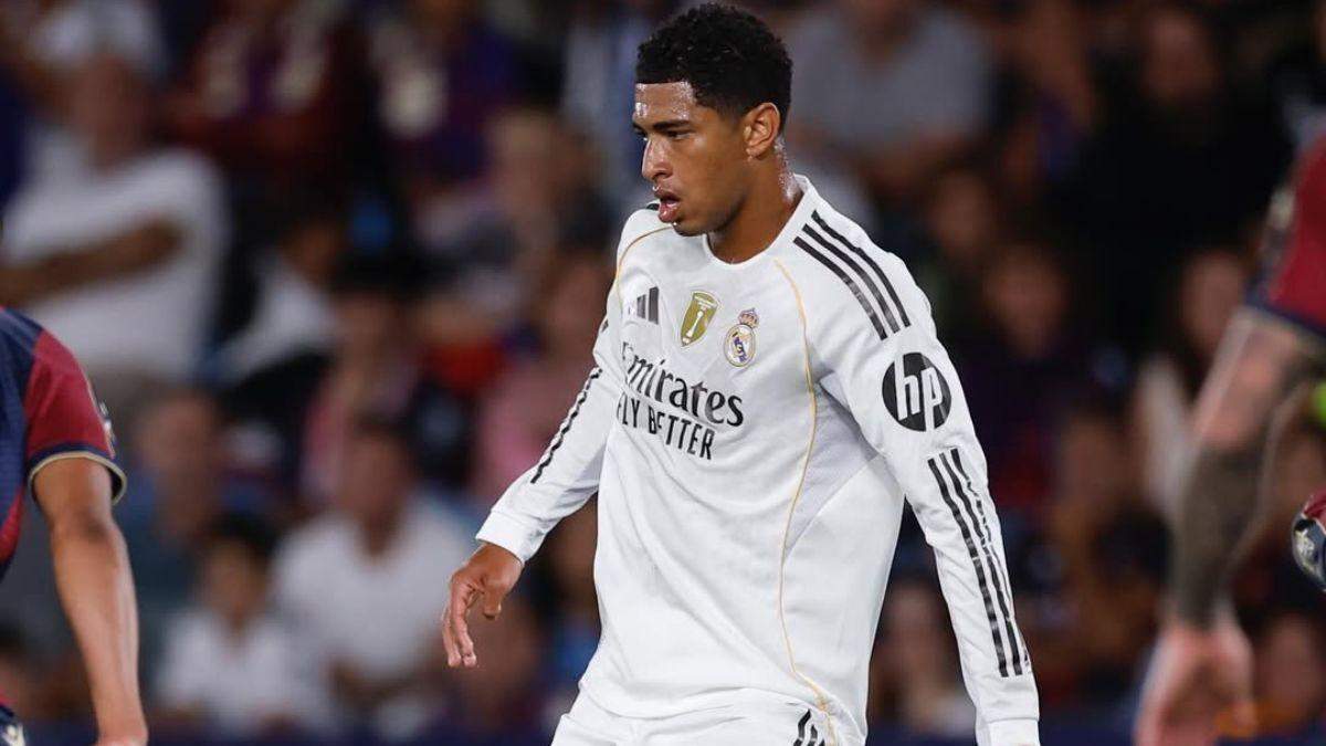 Bellingham durante el partido contra el Levante Bellingham durante el partido contra el Levante