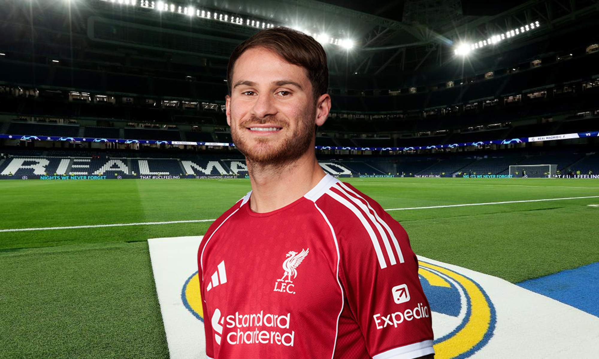 Mac Allister y el Santiago Bernabéu.