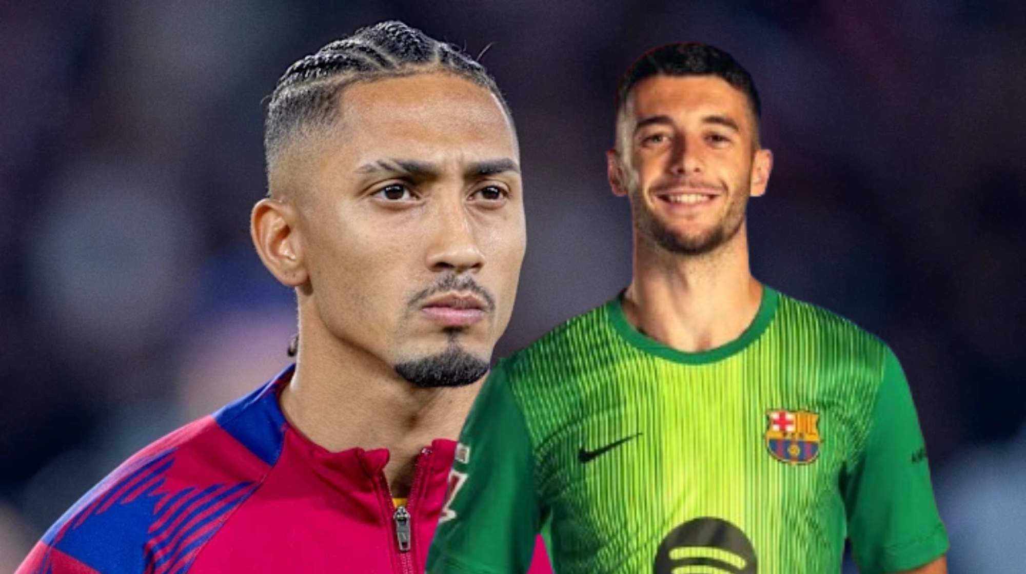 Raphinha y Joan García lesionados a semanas del Clásico. 