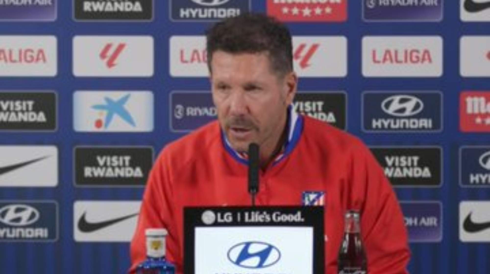 Simeone, tajante sobre el nivel del Real Madrid de Alonso. 