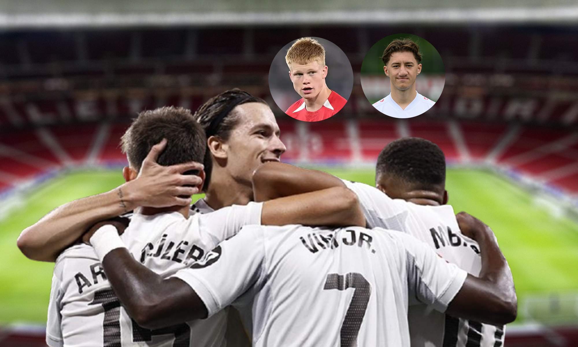 Jugadores del Real Madrid, Kees Smit, Stiller y el Metropolitano.