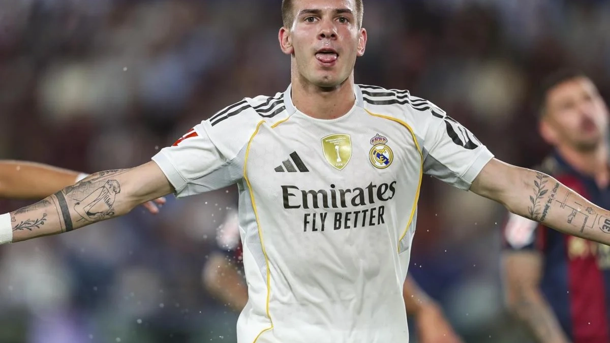 franco mastantuono gol celebracion realmadrid franco mastantuono gol celebracion realmadrid