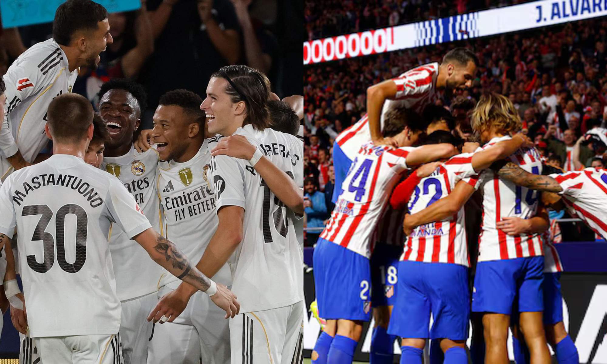 La diferencia entre las plantillas del Real Madrid y el Atlético es considerable, empezando por el valor de mercado que tienen todos los jugadores de ambos equipos.