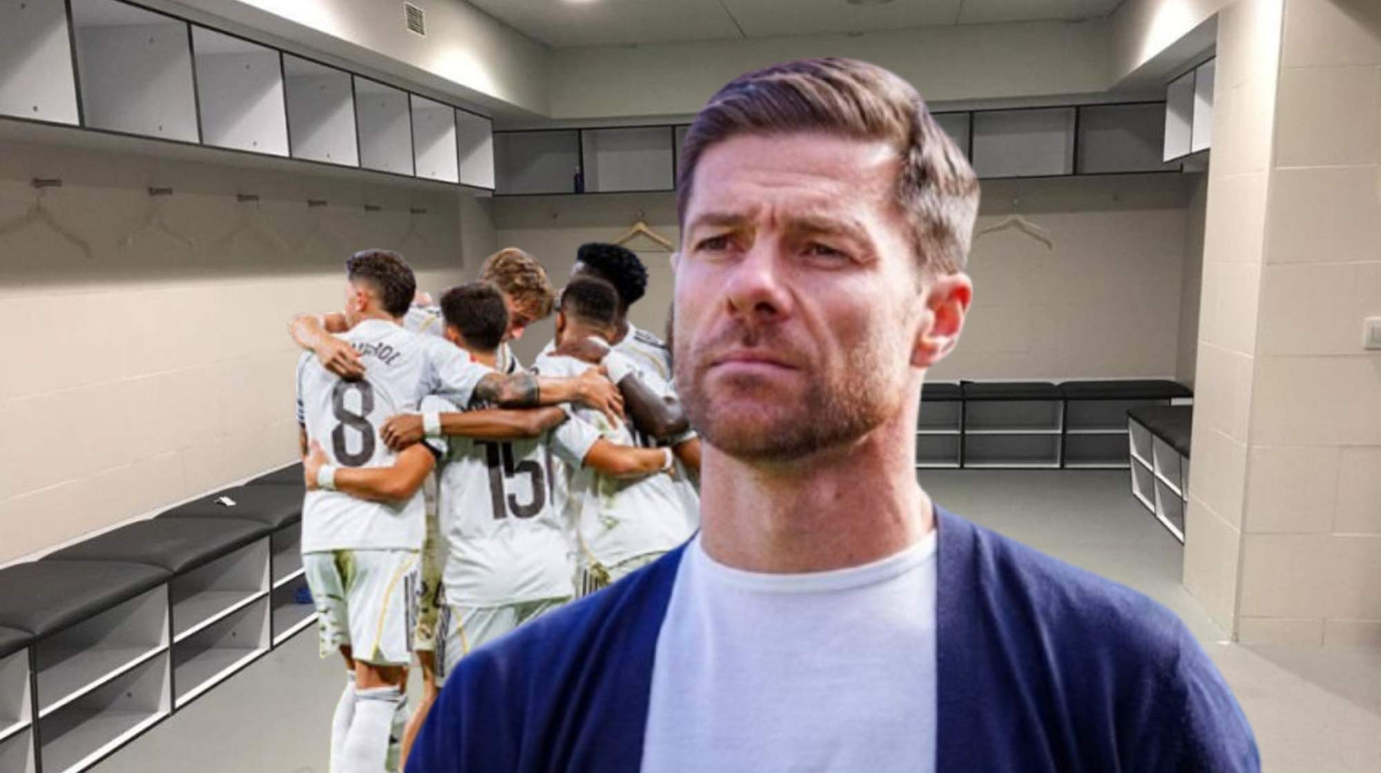 Xabi Alonso motiva como nunca a sus hombres antes del derbi.