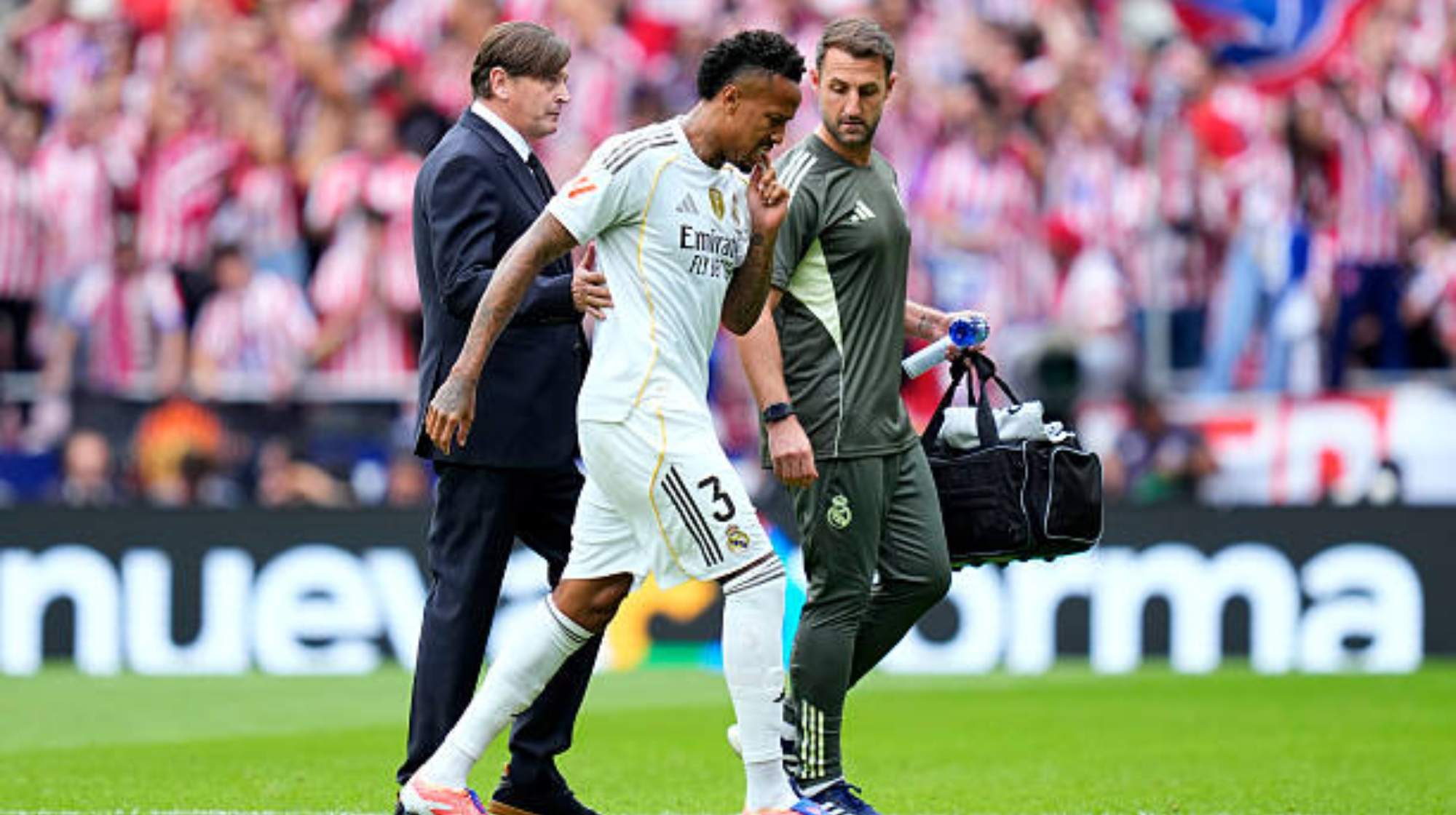 Militao se lesiona y apunta a baja en Almaty. 