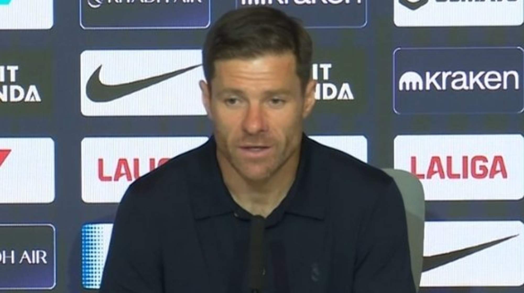Xabi Alonso pide perdón a los aficionados del Real Madrid. 