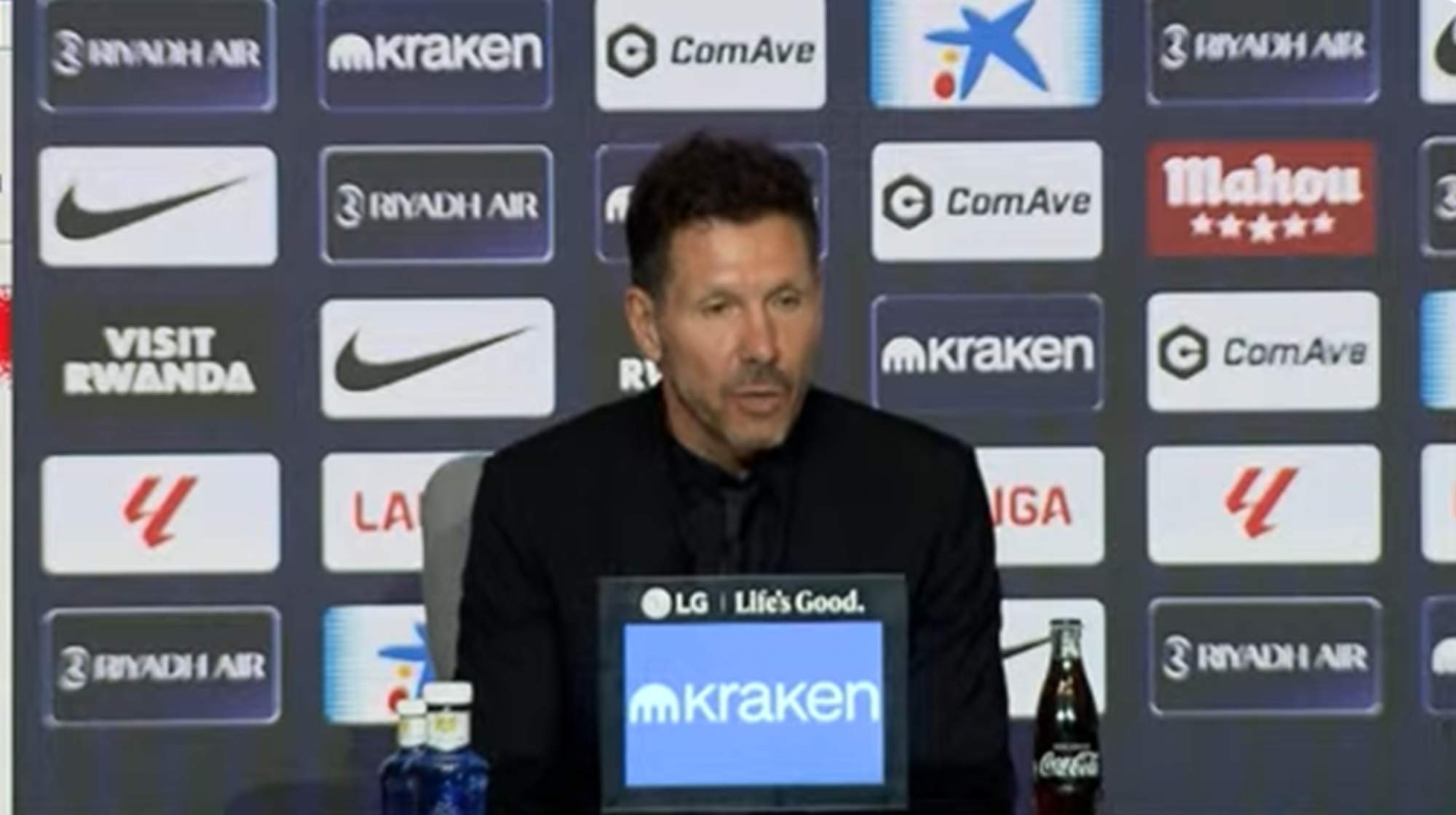 Simeone, tajante sobre el 5-2 del derbi.