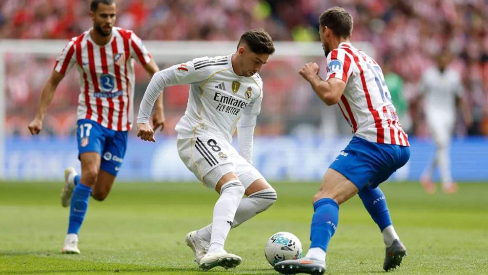 Fede Valverde en el Atlético de Madrid-Real Madrid de la temporada 25/26 Fede Valverde en el Atlético de Madrid-Real Madrid de la temporada 25/26