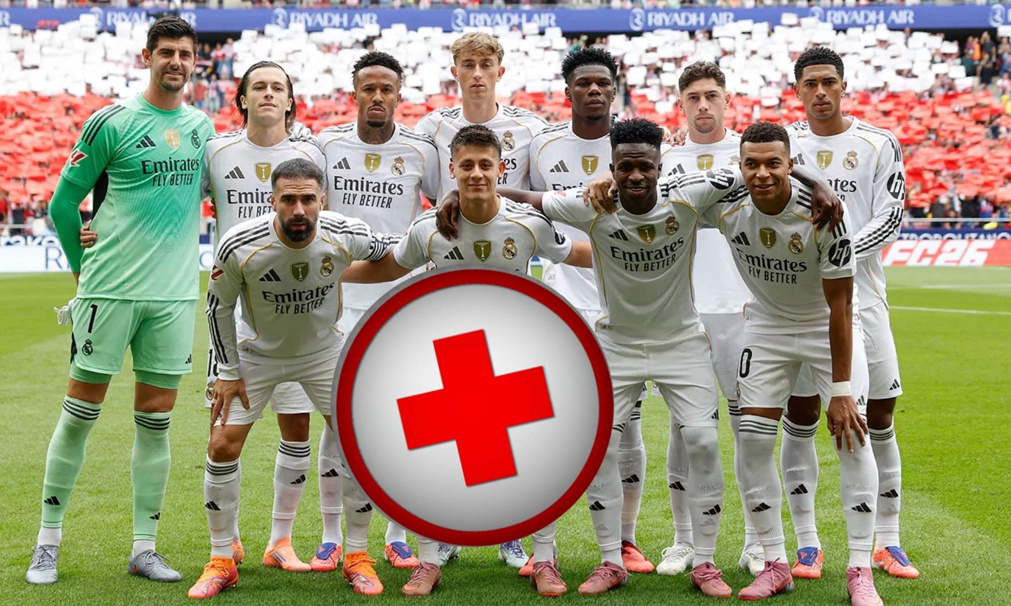 El Real Madrid podría tener otro lesionado luego del derbi contra el Atlético, además de Éder Militao.