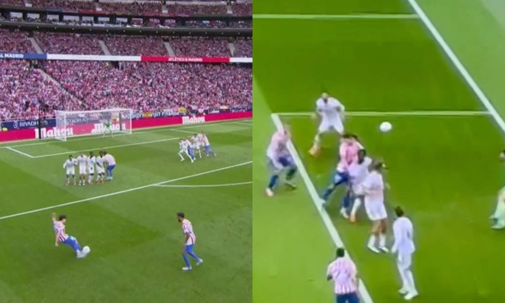 Dos de los cinco goles del Atlético de Madrid no deberían haber subido al marcador.