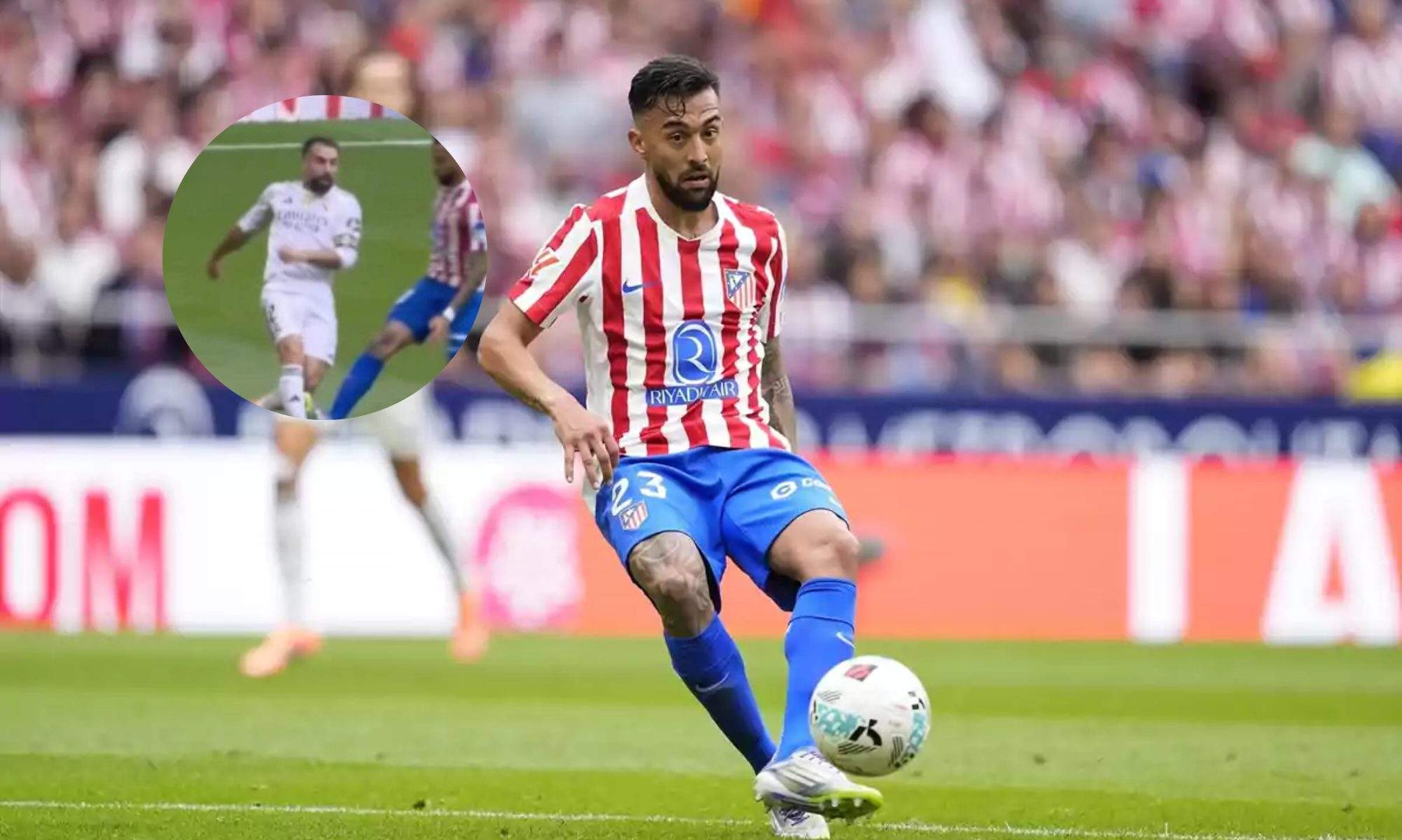 La entrada de Nico a Carvajal que no fue expulsión