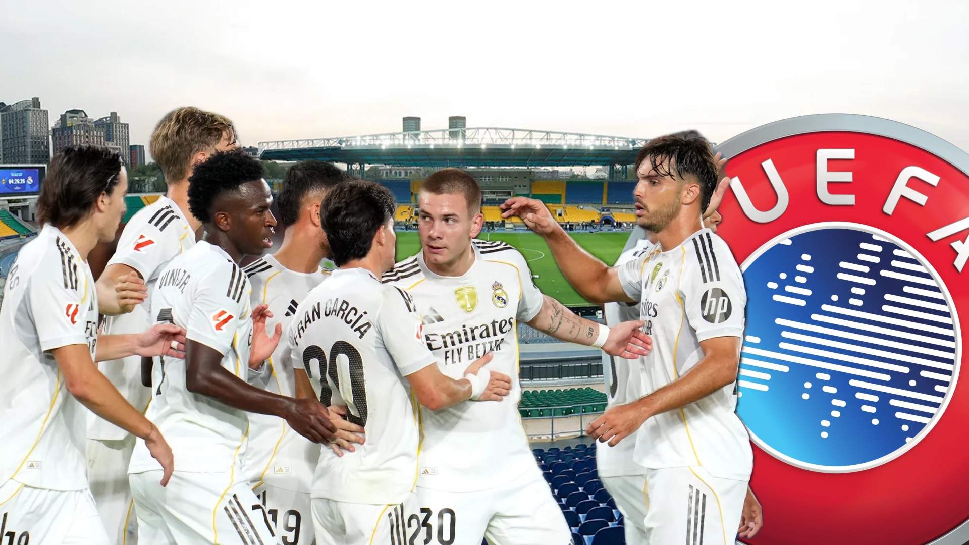 UEFA obliga al Real Madrid a golear al Almaty