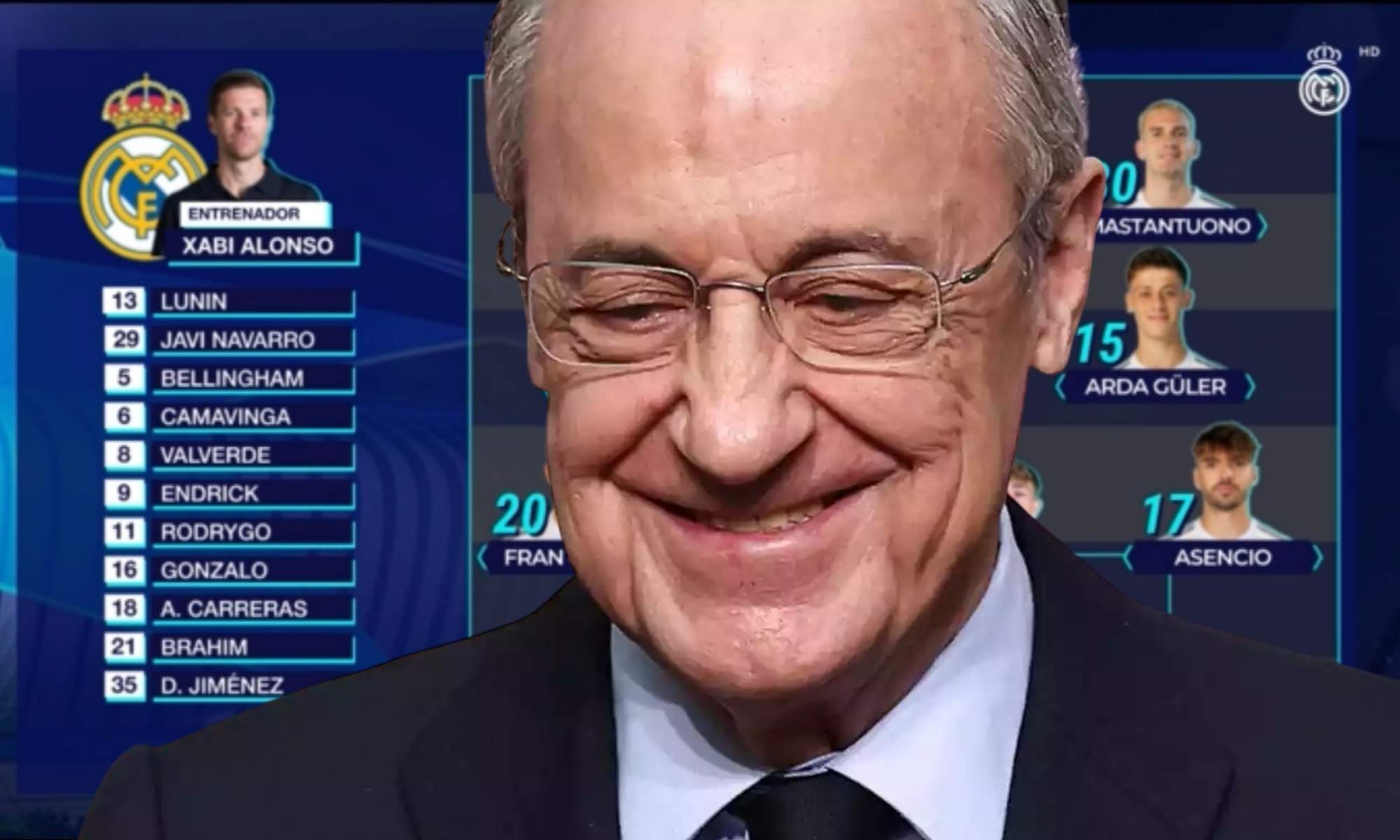 La respuesta de Florentino al once titular del Madrid en Almaty