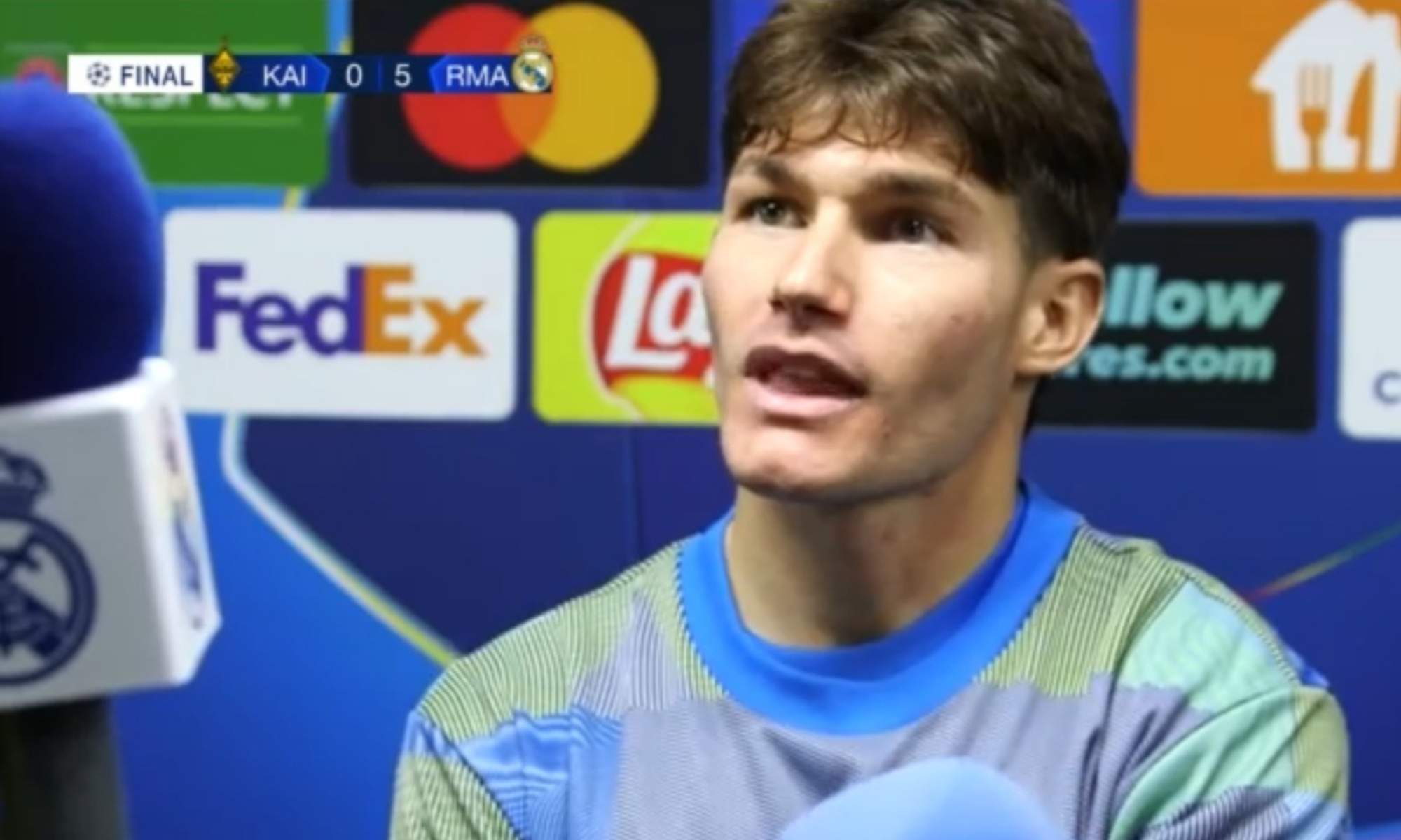 Fran García tras el Kairat Almaty - Real Madrid