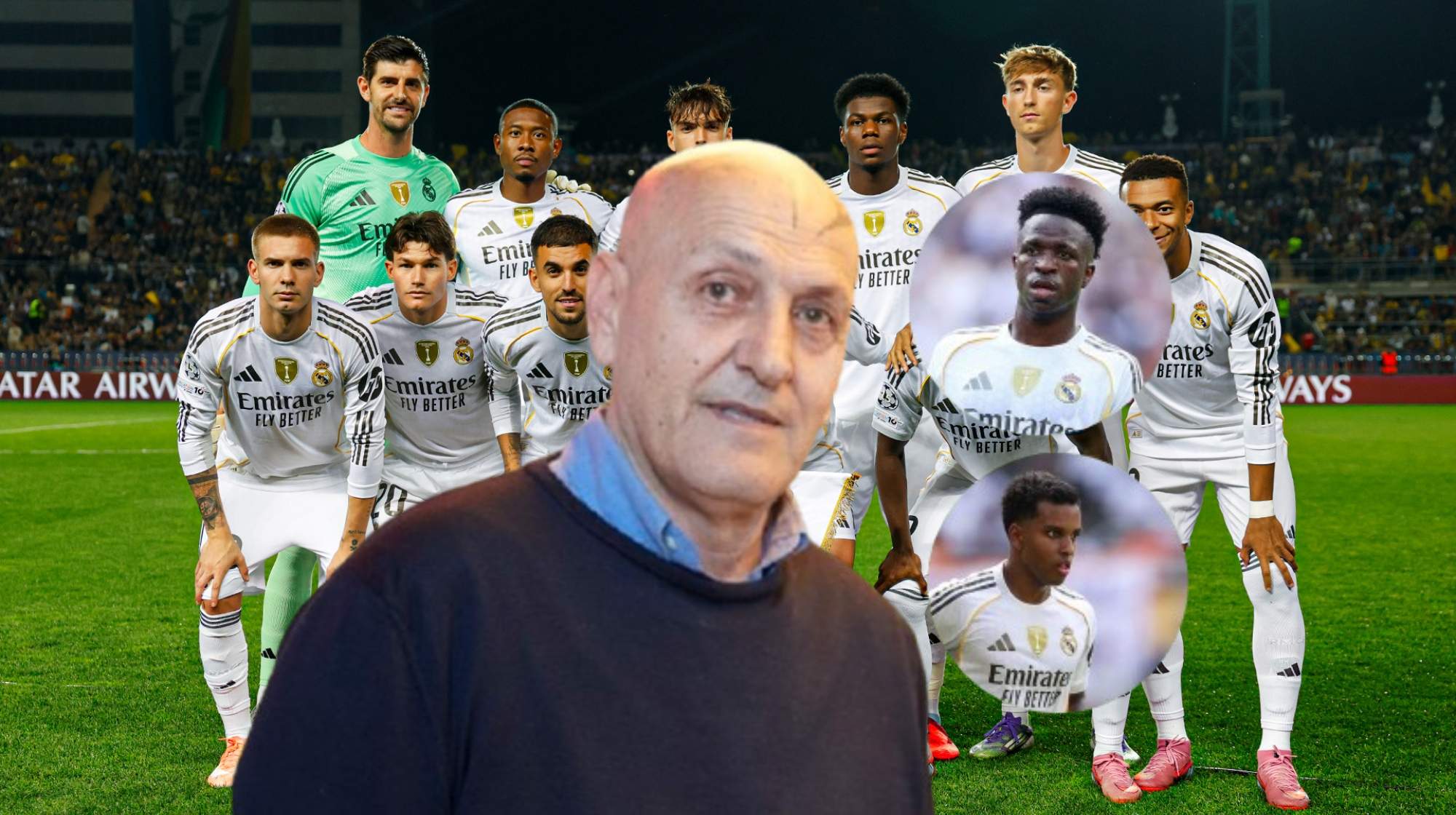 Coto Matamoros, tajante sobre Vinicius y Rodrygo. Coto Matamoros, tajante sobre Vinicius y Rodrygo.