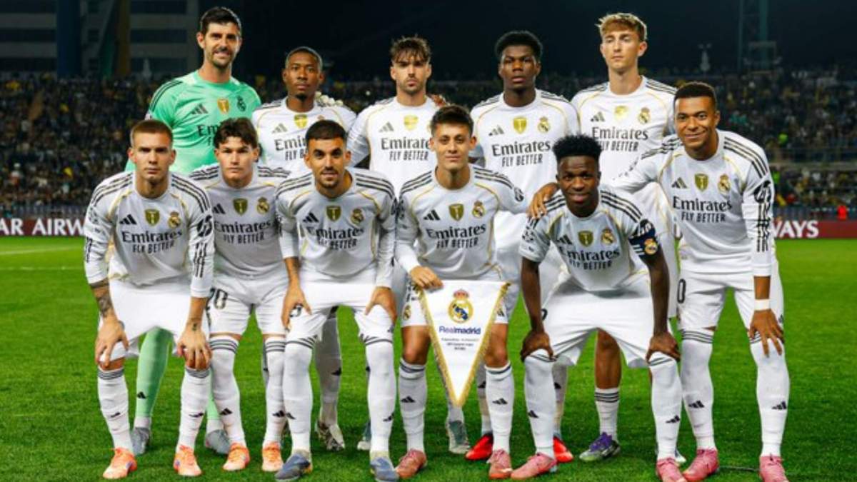 Once del Real Madrid ante el Kairat Once del Real Madrid ante el Kairat